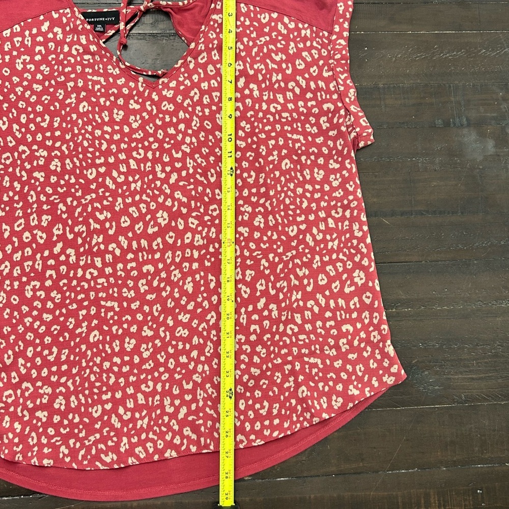 Patterned Pink Blouse - Picture 9 of 9